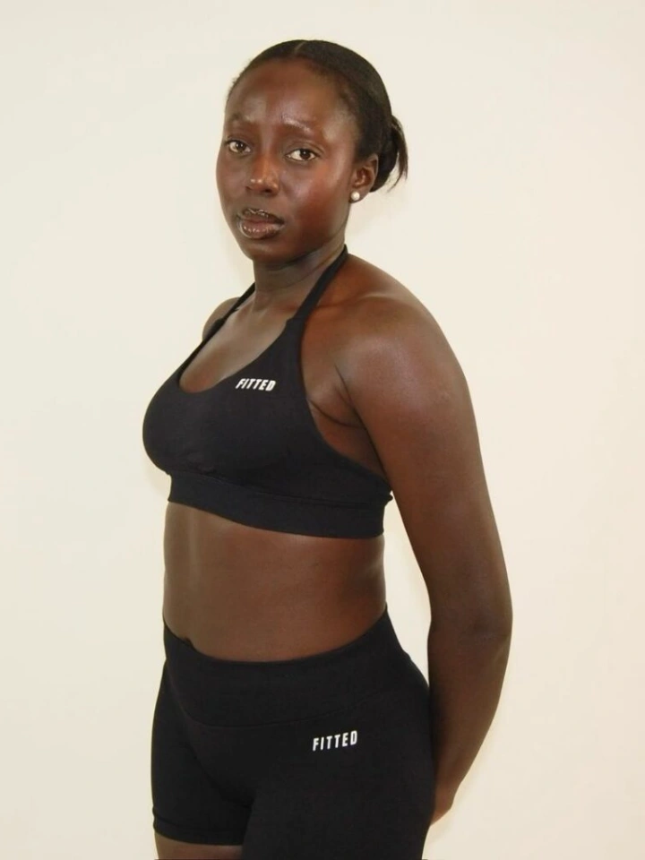 Onyx Black Halter Bra - 3